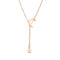 Gold Moon & Star Pendant Choker Necklace for Women